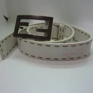 Fendi | Accessories | Authentic Fendi White Belt With  display picture 2